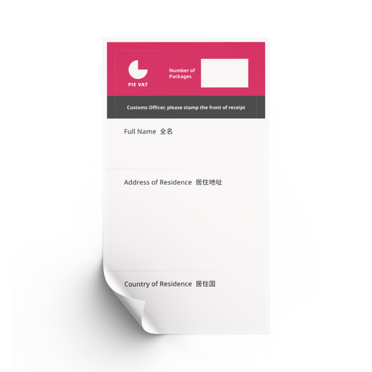 Customs Stickers 50 pcs.